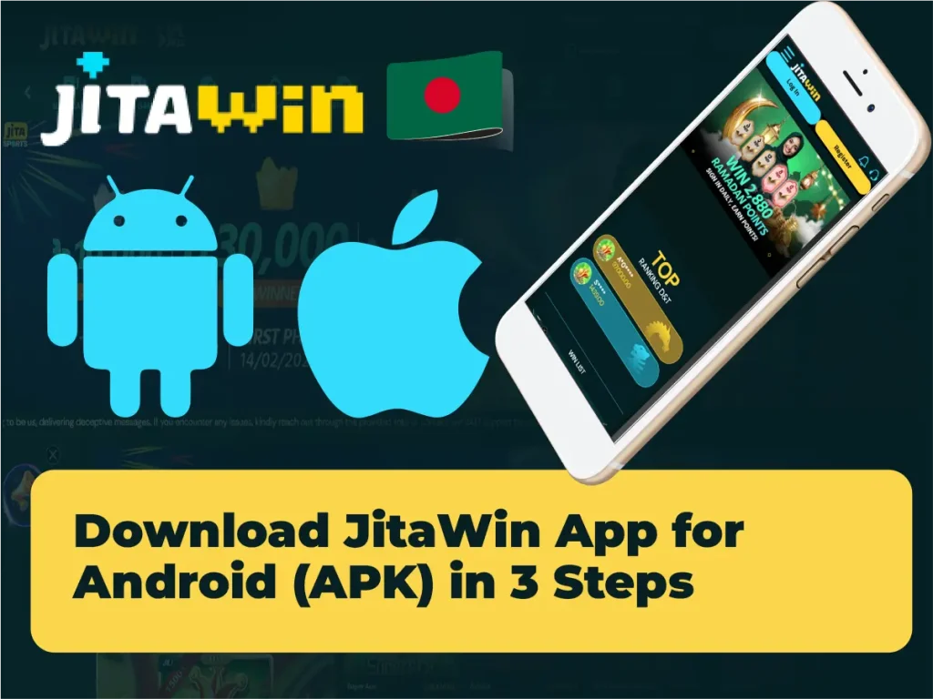 App Download for Android APK and iOS for Free – Latest Version 2026 1 Download JitaWin App for Android (APK) in 3 Steps